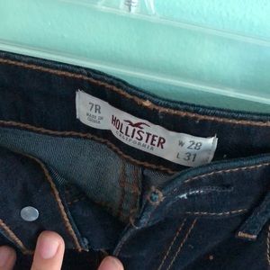 hollister skinny dark wash jeans